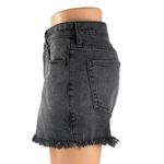 Hollister  Vintage Stretch Womens Black Ultra High Rise Denim Jeans Mom Shorts 27 Photo 1