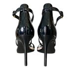 Nine West Black Patent Leather Heeled Sandals Photo 5
