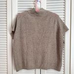 Elliott Lauren Quarter Zip Sweater Tan Size M Photo 3