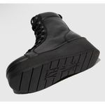 Fly London Hand Lace-Up Platform Combat Boots Black Sz 39 US 8/ 8.5 New Photo 2