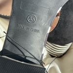 Betsey Johnson Black and Pink Rhinestone Floral Sandals Size 8.5 Photo 11