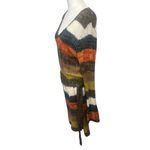 Y2K Bobbie Brooks Rainbow Striped Sweater Dress XL Pockets Boho Photo 1