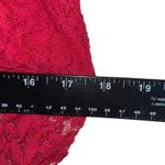 AmbuRance Red Lace Bodysuit V Neck Sleeveless Full Lace Size 2X Photo 4