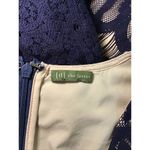 Anthropologie Women Lace Dress  Sz.Sm  Blue  TL The Letter Peplum V neck tiered Photo 10