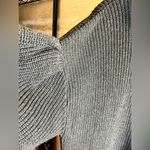 Sweater dress by Free Assembly, charcoal grey, XL, beautiful detailed sleeve Gray Photo 5