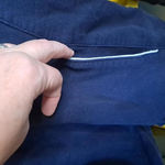 Gear Penn State V‎ Neck Hoodie With Paw Print on the Back Size Large Blue Photo 4