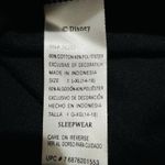 Disney  Black Mickey Mouse Front Scoop Neck Short Sleeve Sleepshirt Dress L-XL Photo 7