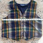Vintage Willow Ridge Button Down Sweater Vest Size XL Navy Blue Academia‎ Preppy Photo 4