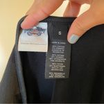 Harley Davidson  | Short Sleeve Zip Up Tie Faux Leather Black Photo 6