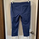 Hilary Radley  Blue Print Slim Leg Cropped Pants 10 Photo 5