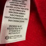 Cynthia Rowley  Red A-Line Ribbed Skirt Size Medium Women's Stretch Waist Photo 8