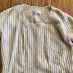 Abercrombie & Fitch Wool Tan Scoop Neck Sweater Top Womens Small Photo 3