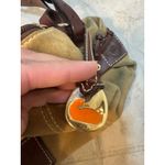 Dooney & Bourke  Small East West Slouch Suede Shoulder Bag Camel Brown Photo 2