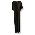 New ATM Women's Black Charmeuse Silk Jumpsuit Size L Photo 2