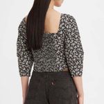Levi's nwt // Levi’s Yvie statement blouse in black floral Photo 1