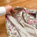 Just In Thyme Vintage Floral Long Blazer Cottagecore Floral Lightweight Blazer Pink Size 10 Photo 6