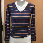 BDG  striped ribbed thermal long sleeve shirt Photo 0