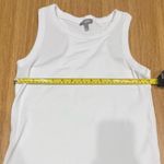 Talbots White Ribbed Tank Top Size Small Classic Wardrobe Essential Photo 2