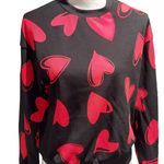 SheIn Women's Heart Pattern Drop Shirt Photo 2