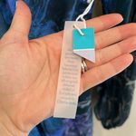 Charlie Jade Blue And Purple Silk Marble Dress NWT Photo 3