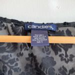 Candie's Vintage  Sheer Velvet Burnout Ruched Top Size S Y2K Whimsigoth Fairy Photo 1