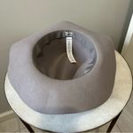 Roxy  100% Wool Felt Fedora Hat Gray with Brown Band Size S/M Western Boho Indie Photo 6