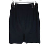 Club Monaco  Skirt Womens 6‎ Black Pencil Straight Skirt Office Business Preppy Photo 1