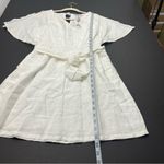 Tommy Bahama St. Lucia Linen-Blend Split-Shoulder Dress White SZ Small NEW *FLAW Photo 11