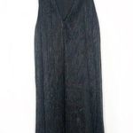 Francesca's Francesca’s Black Shimmer Ruffle Dress Photo 0