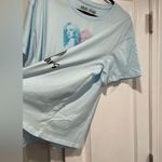NWT Britney Spears Size XL Light Blue Short Sleeve Tee Shirt Signature Y2K Photo 3