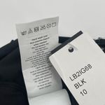 La Blanca Tankini Top Size 10 NWT Black Island Goddess Twist Tie Swim Tie Back Photo 5