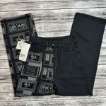 LoxcaVin Women's Streetwear Black Grey Gray Wide Straight Leg Jeans S SM Small Size 26 Photo 2