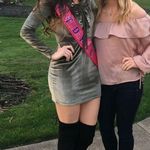 NBD Velvet green cocktail dress Photo 0