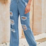 SheIn Ripped Mom Jeans Photo 1