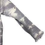 Altar State Tie Dye Embroidered Distressed Sleeve Pullover Top One Size Gray Size undefined Photo 6