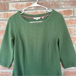Boden Half Sleeve Structured Shift Dress Green Women’s 4P 4 Petite Pockets Photo 1