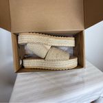 New! BEACH BY Matisse Natural Jute Platform Slip Photo 9