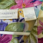 EUC BeautifulCabernet Womens Multicolor Floral‎ Satin Short Dressing Gown Sz L Size L Photo 1