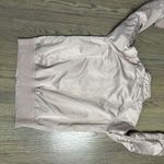 Members Only Bomber Jacket Womens XS Full Zip Shiny Light Pink Coat Photo 4