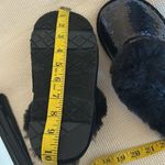 Bear paw Loki Exotic Black Sequin Slippers, Size 6, NWOT Photo 9