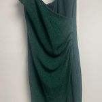 Dark Green Shimmer Dress Size M Photo 0
