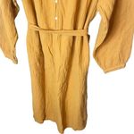 Universal Threads Universal Thread Women’s Sz XL Puff Sleeve Midi Dress Mustard Yellow Photo 4