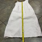 Quince  Womens 100% European Linen Scoop Neck Midi Dress White Basic Sleeved XS Photo 12