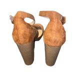 Sun + Stone Womens Reeta Faux Leather Peep Toe Platform Sandals Shoes Sz 11 Brown Photo 5