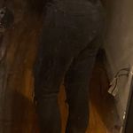 American Eagle Outfitters black hi-rise ripped jegging Photo 4