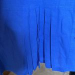 Sandro  Lavender Linen Blend Sleeveless Top Pleated Peplum Self Tie Belt Size XL Photo 3