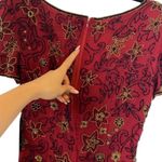 Papell Boutique Silk Beaded Short Sleeve Blouse Photo 3