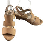 Sesto Meucci  Leather Wedge Sandals Size 10 Photo 0