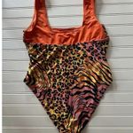 Iconswim Womens XXL One Piece Swimsuit Swim Beach Resort Cruise Colorful Orange Photo 4