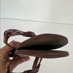 Tory Burch  Leather Strap dark golden brown flats sandals size 9 Photo 4